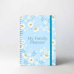 Agenda Familial Non Daté Tiny Blue