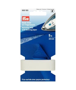 Bande thermocollante Prym - 20 mm x 5 m - Blanc