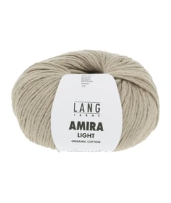 Pelote de coton AMIRA LIGHT - Lang Yarns 0096 Gris