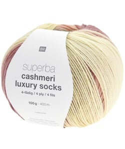 Pelote de Laine à Chaussettes Superba Cashmeri Luxury Socks 4 fils - 100g - Rico Design : Douceur et Luxe pour Vos Pieds 37 Earthy Pastels