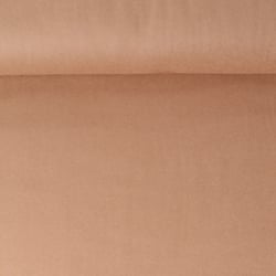 Tissu Flanelle de Coton Jasmine  uni  Beige nougat