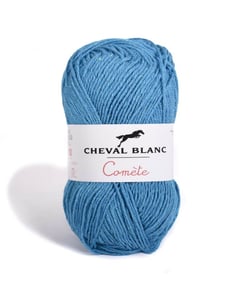 Pelote de coton Comète - Cheval Blanc 188 Bleu