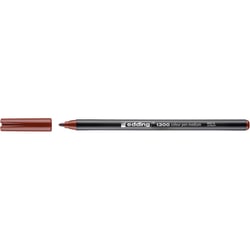 Lot de 10 feutres de coloriage pointe moyenne - EDDING - Marron - 2 mm