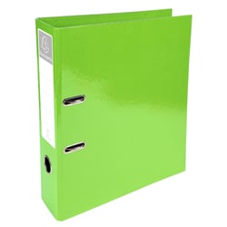 Classeur à levier Iderama Prem'Touch dos 70mm - Vert anis - x 10 - Exacompta
