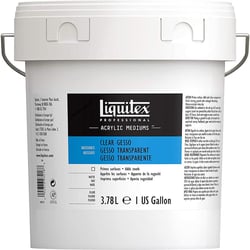 Gesso - Transparent - Acrylique, aquarelle, huile - Liquitex - Pot de 3,78L