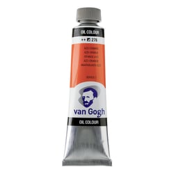 Peinture à l'huile - Orange Azo - 276 - A l'huile de carthame - Van Gogh - 40ml