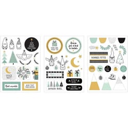 3 Planches chipboards imagine Noël - ARTEMIO