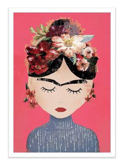 Affiche - Frida Pink Version - Treechild