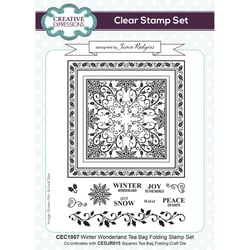 Tampons transparents Noël - Clear stamps pour mandala - Creative Expressions