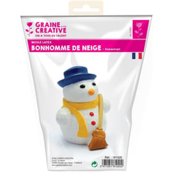 Graine Créative - Moule en latex Bonhomme de neige