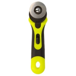 Cutter rotatif 45mm vert/noir avec cran de sécurité