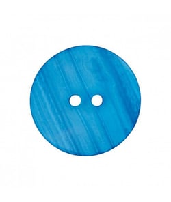 Carte de 2 boutons Polaire Bleu 28mm - Union Knopf Bleu
