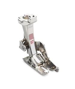 Pied pour patchwork avec guide N°57 pour machine électronique - Bernina Gris