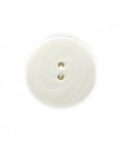 Carte de 4 boutons stries blancs 19mm - Distrifil Blanc