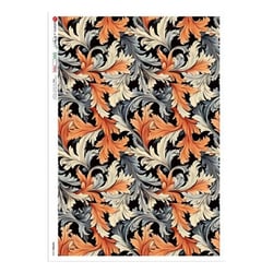 1 feuille de papier de riz 32 x 45 cm découpage collage Paper Designs RAMAGE 0258XL