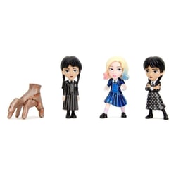 Mercredi - Pack 4 figurines Diecast Nano Metalfigs 4 cm - Jada Toys