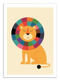 Affiche 50 x 70 cm -  Mister Confidence - Andy Westface