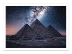 Affiche 50 x 70 cm -  Egyptian night - Manjik Pictures