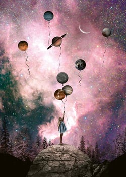 Puzzle 1000 pièces - Natacha Einat - Planet Longing - Schmidt Spiele