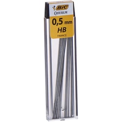 Mine de rechange pour porte-mine BIC - Lot de 12 étuis de 12 mines HB 0,5 mm