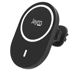 Jaym Support Voiture Magnétique pour Smartphone MagSafe 15W avec 2 Fixations Noir
