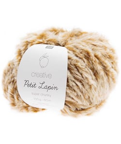 Pelote de fourrure Créative Petit Lapin Super Chunky - 100GR - Rico Design 04 Marron
