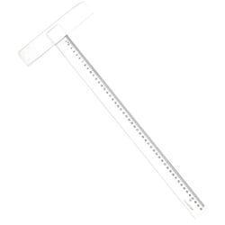 Graph'It - Té fixe 1 biseau gradué 1 bord anti-tache 50 cm
