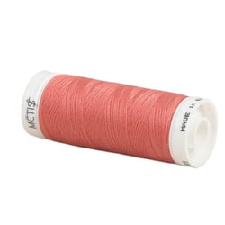 Bobine fil polyester 200m Oeko Tex fabriqué en Europe rose flamant