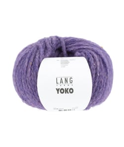 Pelote de laine et Alpaga à tricoter YOKO - Lang Yarns 0047 violet