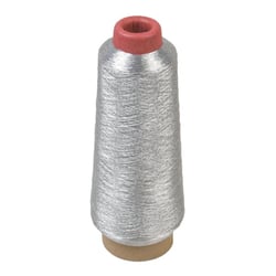 Cône fil metallique 3000 yards/2743 mètres haute qualité argent