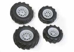 Lot de roues pour rollyJunior et rollyFarmtrac - Rolly Toys - Noir
