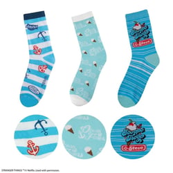 Stranger Things - Pack 3 Paires de chaussettes Stranger Things : 1680 - Cinereplicas