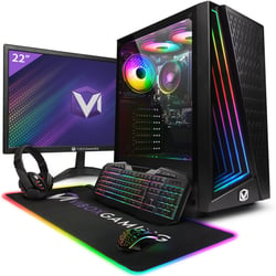 Vibox I-88 PC Gamer Complet • Ryzen 3 3200G 4,0 GHz • Radeon Vega 8 • 8 Go RAM • 480 Go SSD • Linux • WiFi