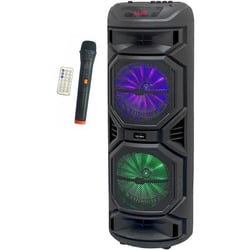 Enceinte Karaoké lumineuse - HP59-XXL - Bluetooth V5.0 - 80 cm - 800 W - Noir