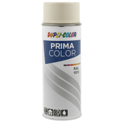 Spray de peinture acrylique - Blanc perle - RAL 1013 - Brillant - Tous supports - Prima Color - 400ml