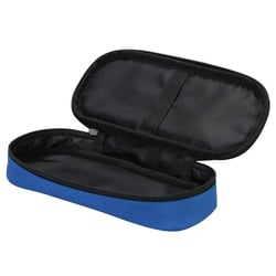 Trousse - Plumier - Bleu - 1 compartiment - Fermeture zip - 23x10x5cm - Scolaire