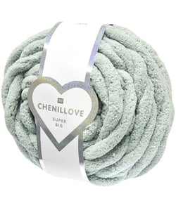 Pelote Chenillove Super Big 300g – Rico Design : Douceur XXL pour des Créations Moelleuses 06 Sauge