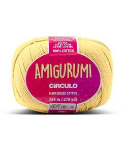 Circulo Amigurumi 125g – Le Fil Parfait pour Vos Créations au Crochet 1112 Jaune