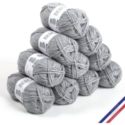 10 pelotes de laine - Menhir - 100% acrylique - Bergère de France - Barisienne 7