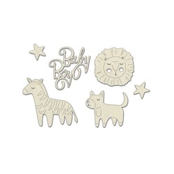Clipboard, embellissement carton Fabrika Décoru BOHO BABY 817