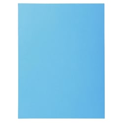 Paquet 100 chemises SUPER 210 - 24x32cm - Bleu vif - x 5 - Exacompta