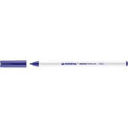 Lot de 10 feutres textiles permanents pointe 1 mm - EDDING - Bleu - 4600