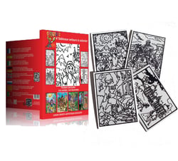 Tableau velours a colorier POCKET CONTES ET LEGENDES Sericolor