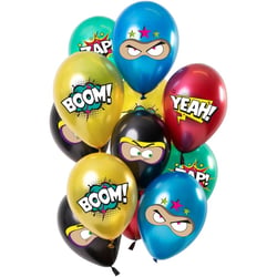 Bouquet 12 Ballons Héros