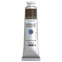 Peinture à l'huile - Extra-fine - Terre d'ombre naturelle - 478 - Lefranc Bourgeois - 40ml