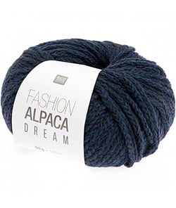 Pelote de laine et alpaga à tricoter FASHION ALPACA DREAM 50GR - Rico Design 07 Bleu