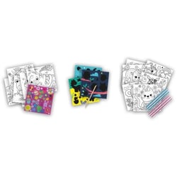 Cahier d'activités de coloriage avec des diamants 3 en 1