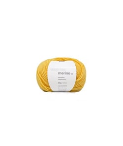 Fil de laine à tricoter ESSENTIALS MERINO DK - Rico Design 65 Jaune