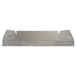 Corbeille à courrier Ecotray Office - Gris transparent - x 10 - Exacompta