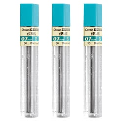 Mines de rechange - PENTEL - Hi-Polymer Super - 0,7 mm B - Lot de 3 étuis de 12 mines
